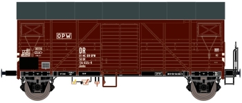 Exact-Train EX23656 - H0 - Gedeckter Güterwagen OPW, DR, Ep. IVa